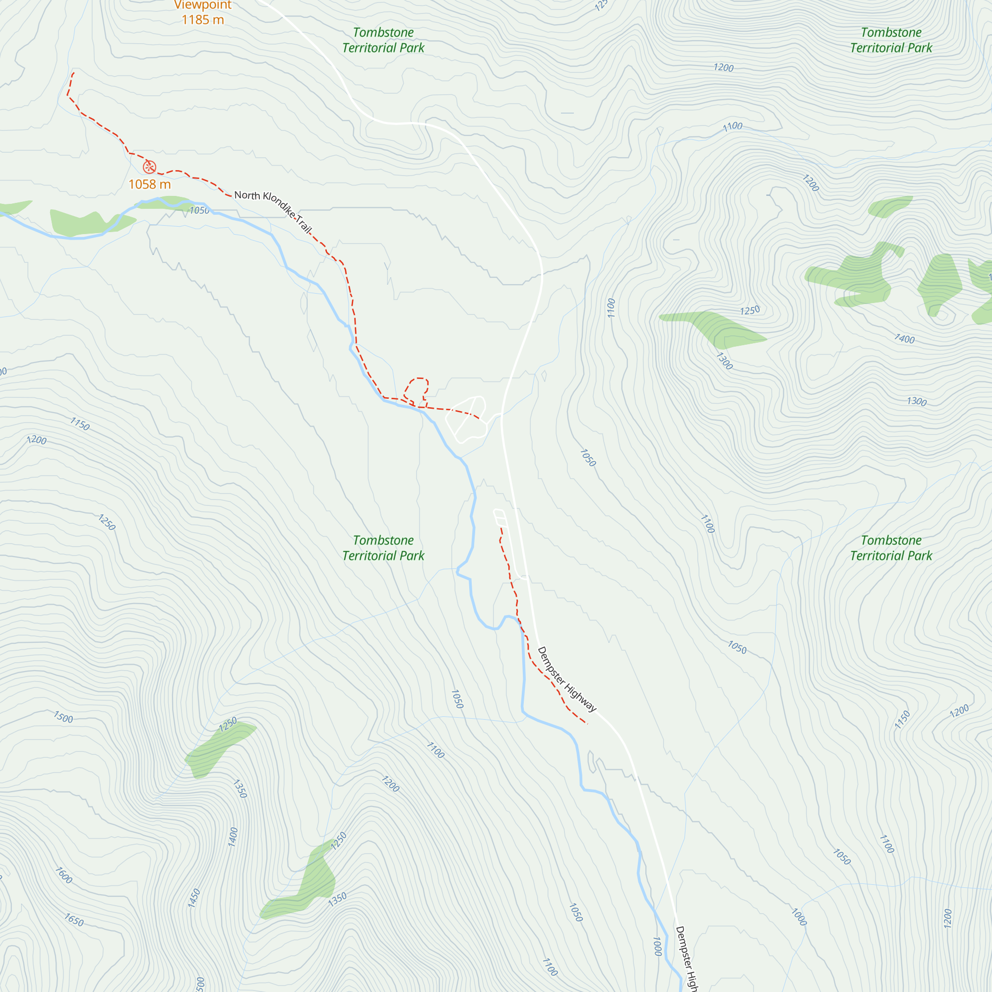 Tombstone Interpretive Centre map