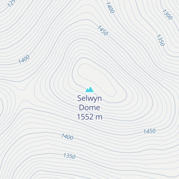 Map of Selwyn Dome