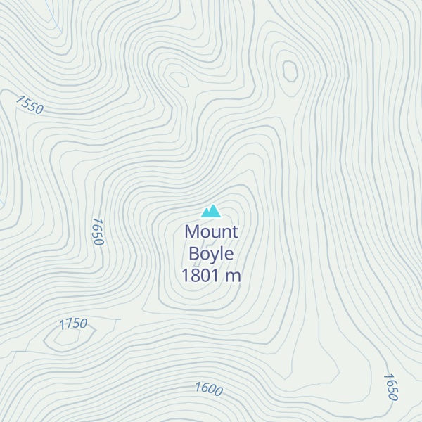 Map of Mount Boyle
