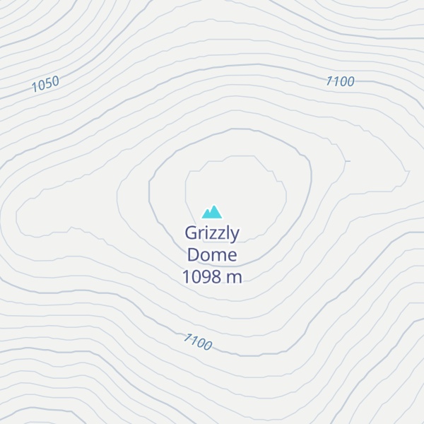 Map of Grizzly Dome