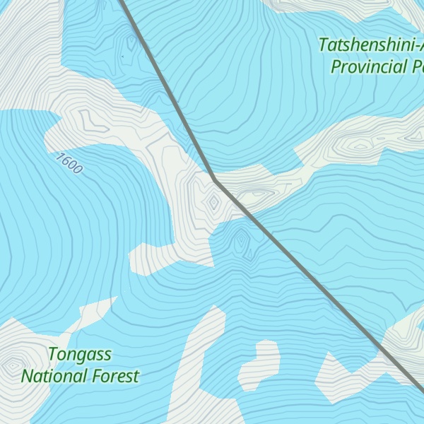 Map of Mount Herbert