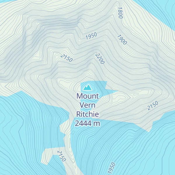 Map of Mount Vern Ritchie