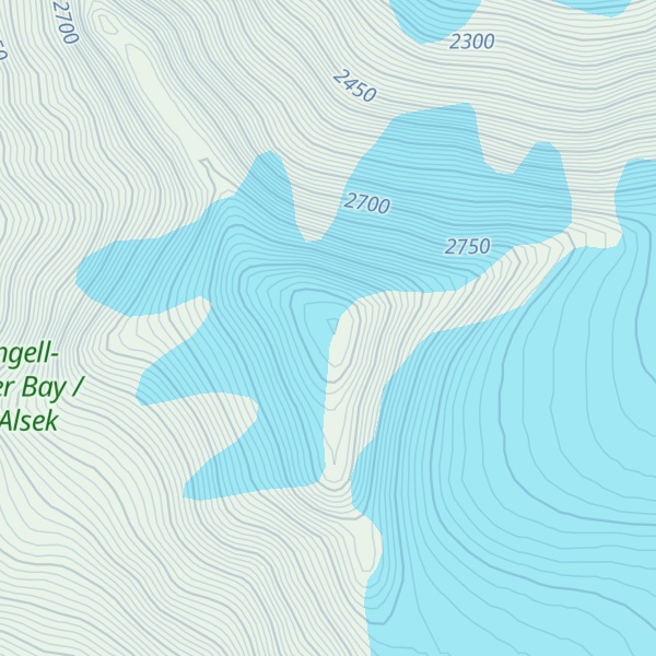 Map of Mount Maxwell