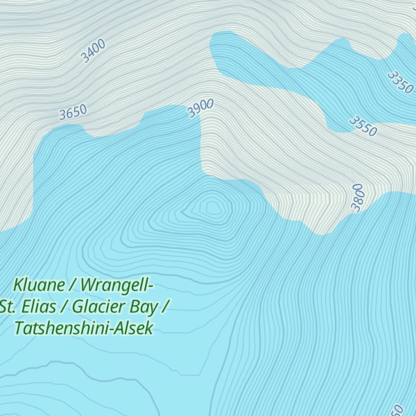 Map of Mount Kennedy