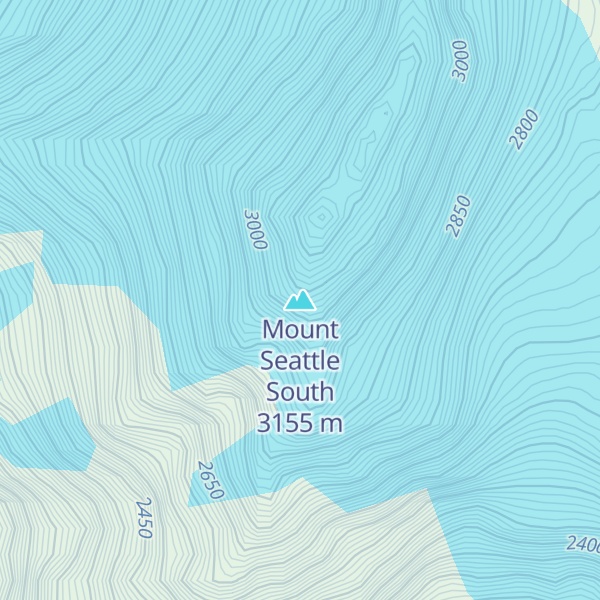 Map of Mount Seattle South
