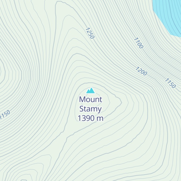 Map of Mount Stamy
