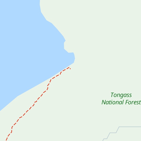 Map of Situk Lake Cabin
