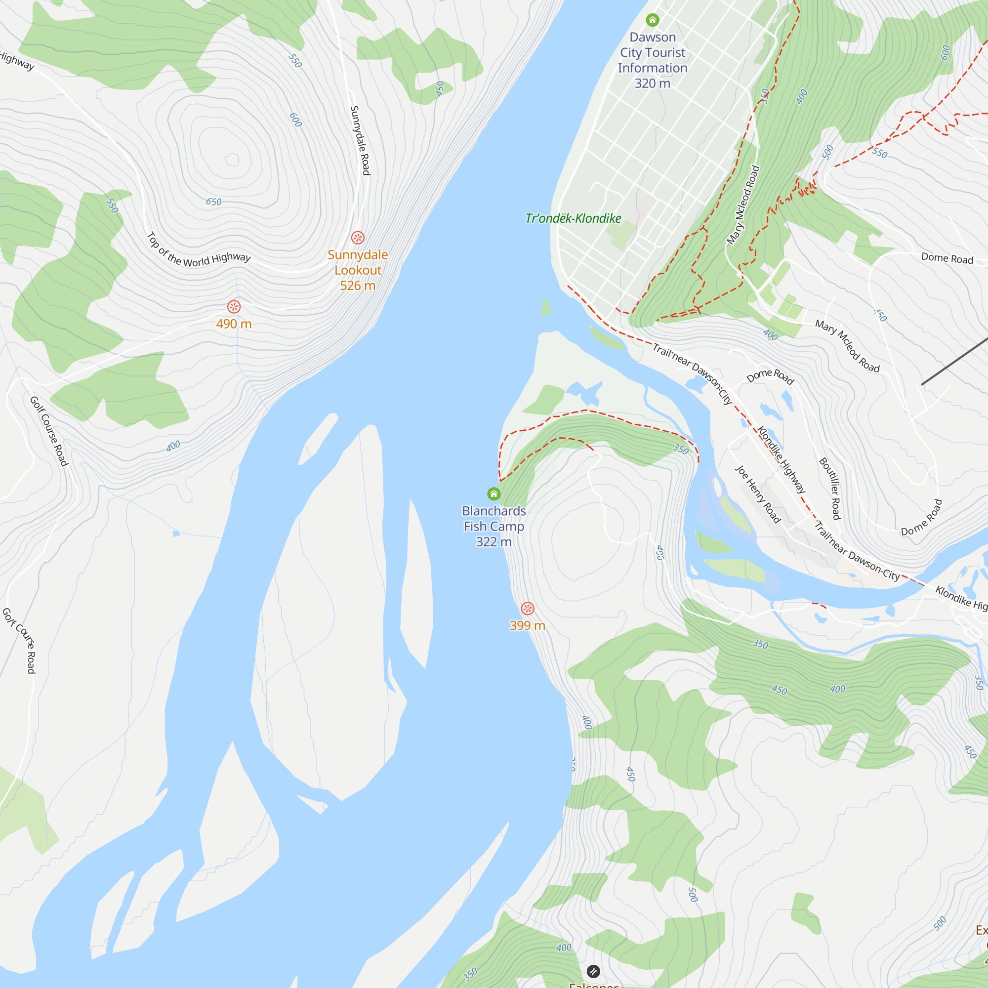 Blanchards  Fish Camp map