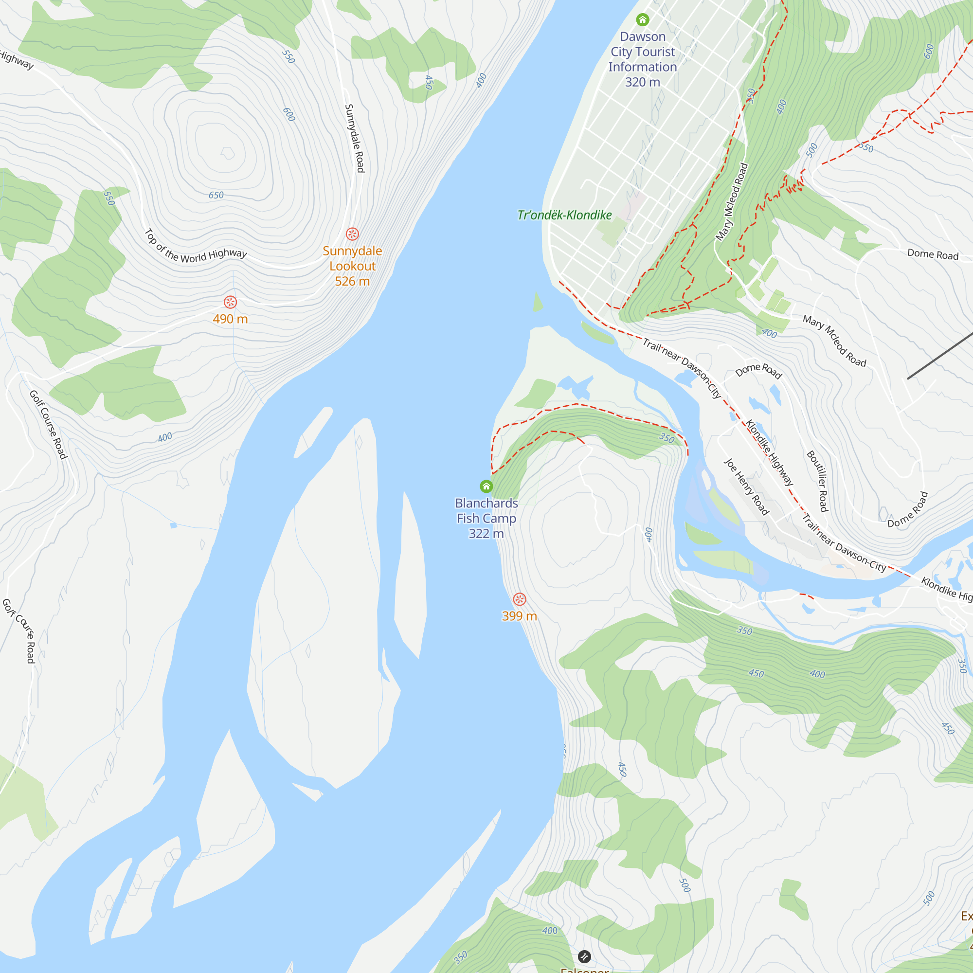 Blanchards  Fish Camp map