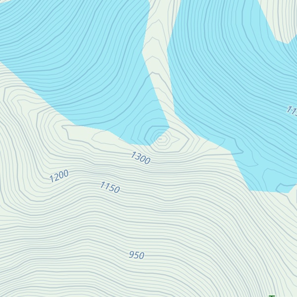 Map of Mount Hendrickson