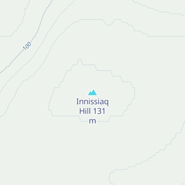 Map of Innissiaq Hill