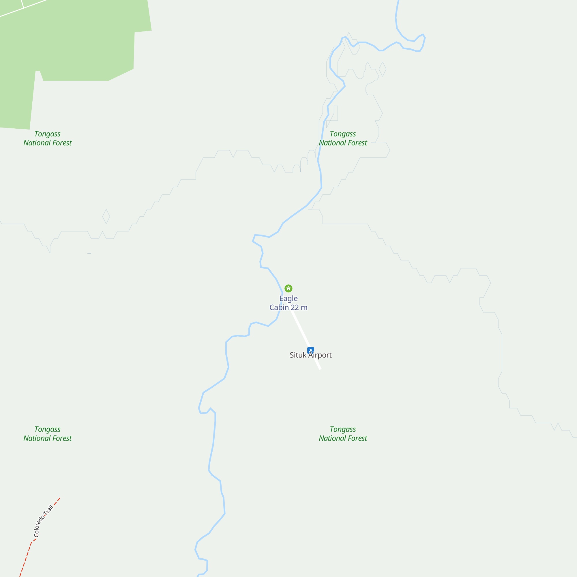 Eagle Cabin map