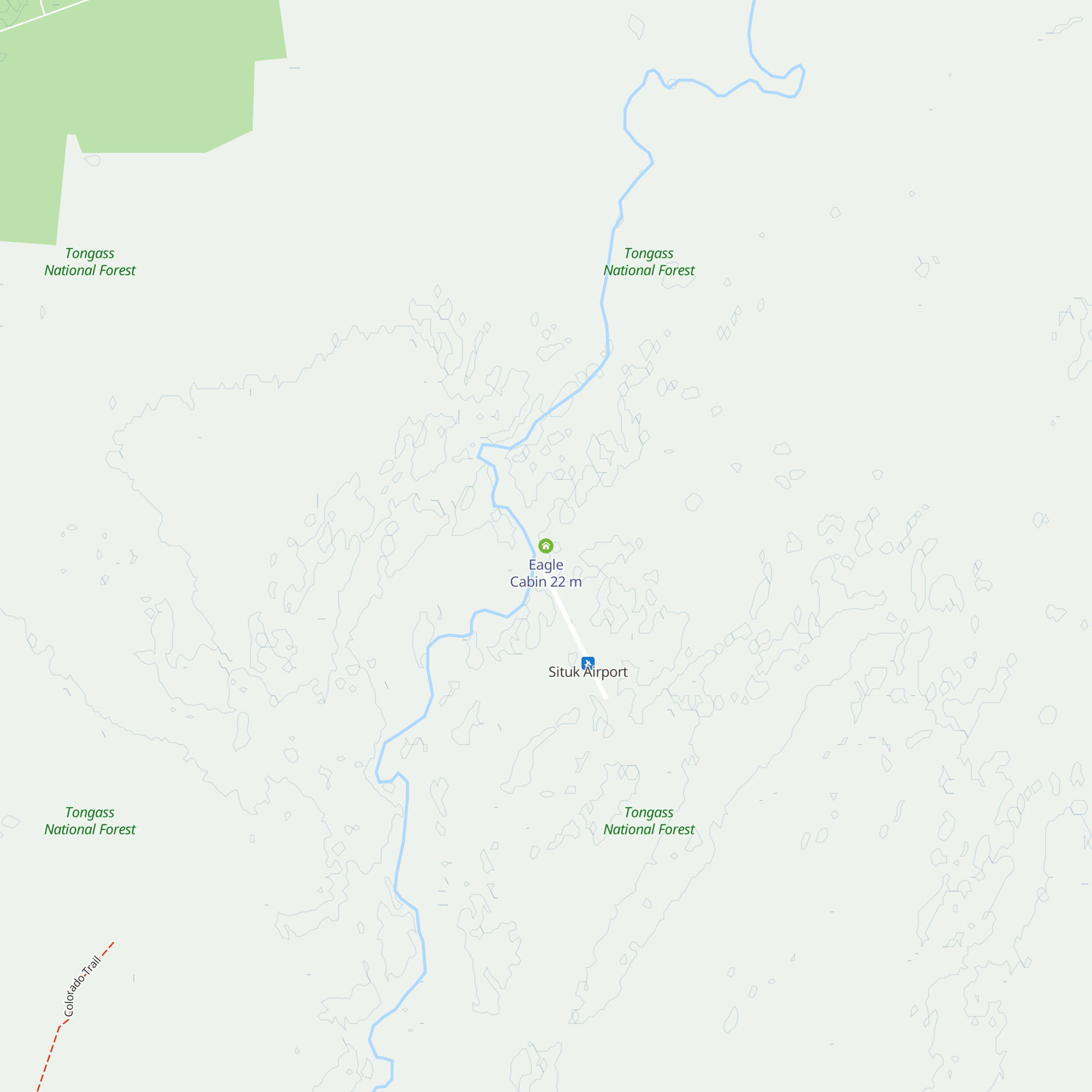 Eagle Cabin map