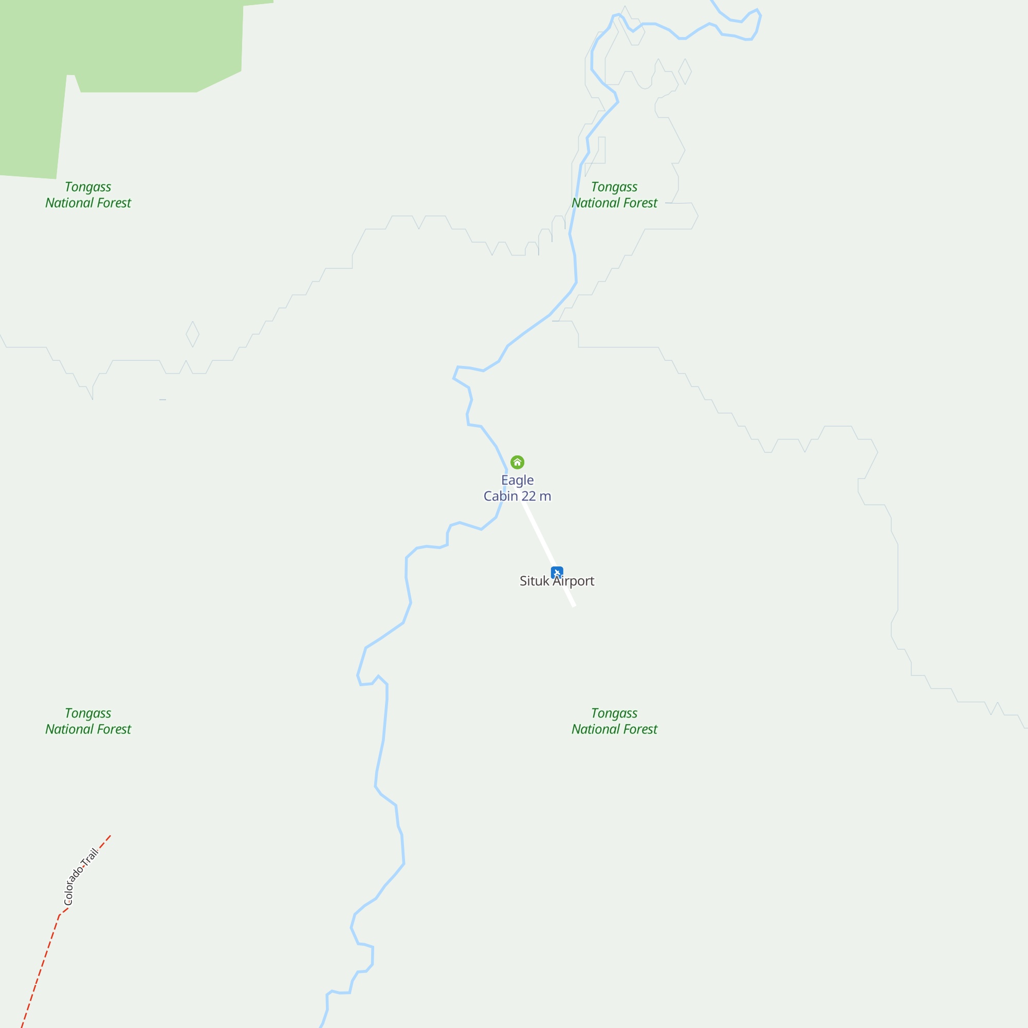 Raven Cabin map