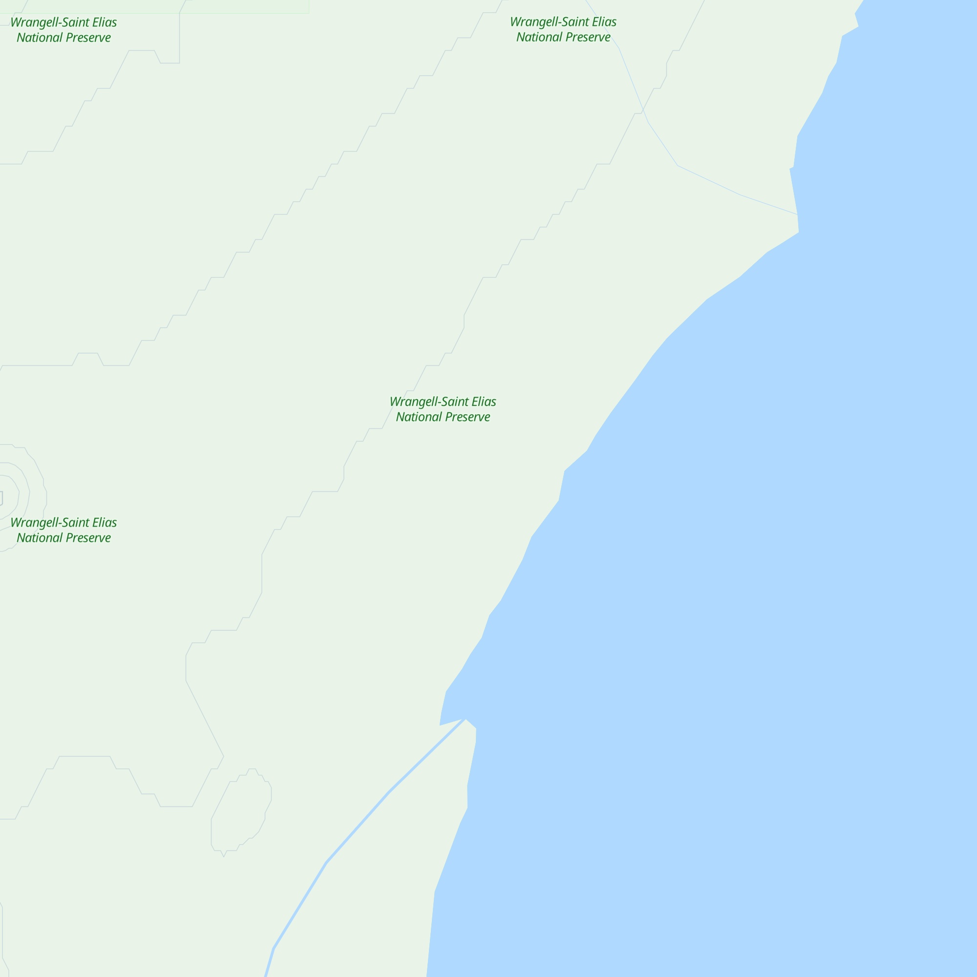 Esker Stream Cabin map