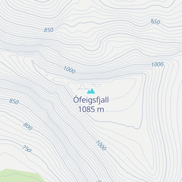 Map of Ófeigsfjall