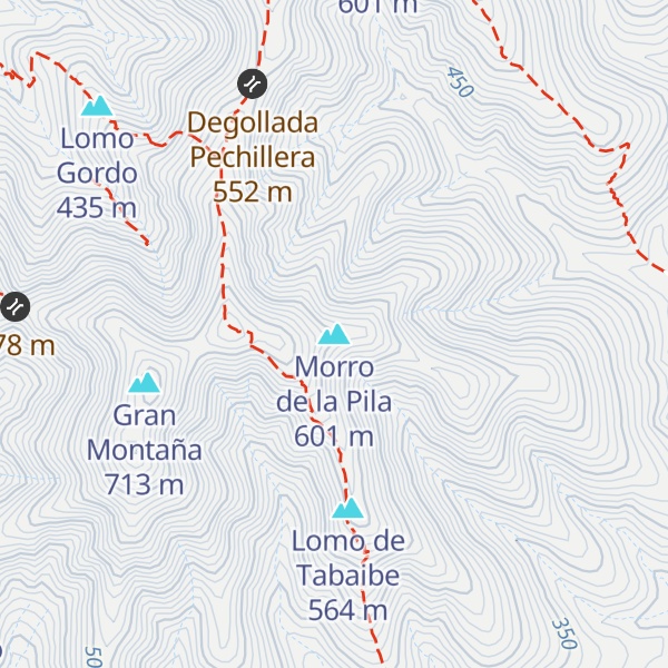 Map of Morro de la Pila