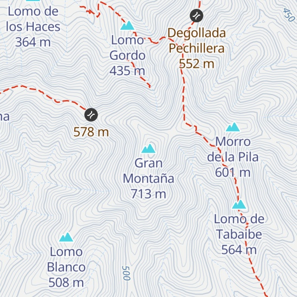 Map of Gran Montaña