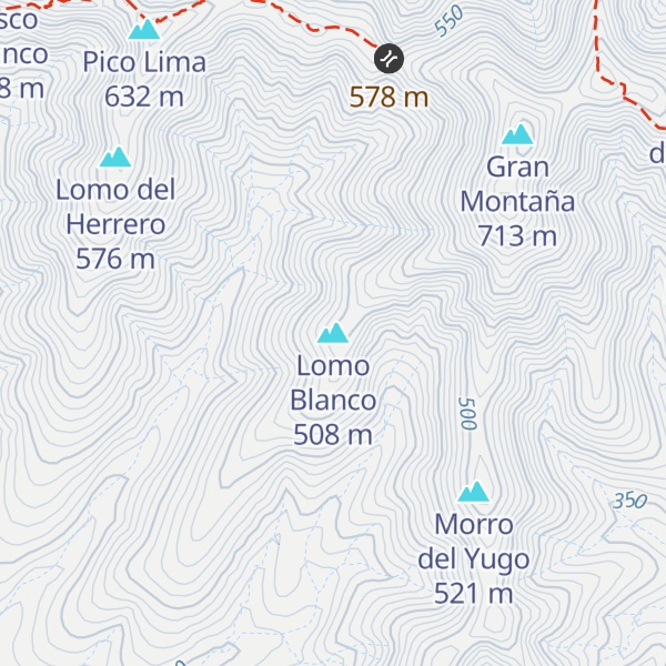 Map of Lomo Blanco