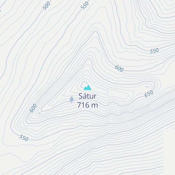 Map of Sátur