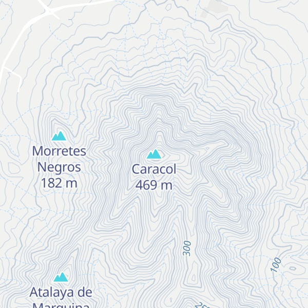 Map of Caracol