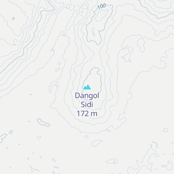 Map of Dangol Sidi