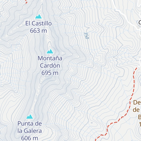 Map of Monte de Chilegua