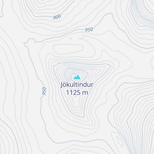 Map of Jökultindur