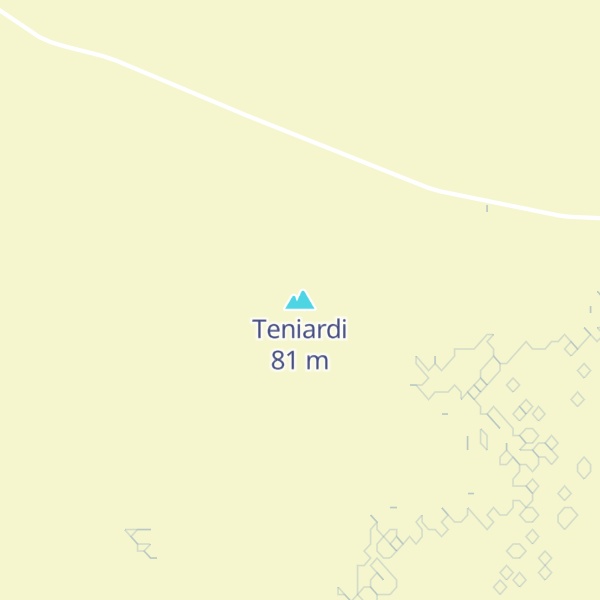 Map of Teniardi