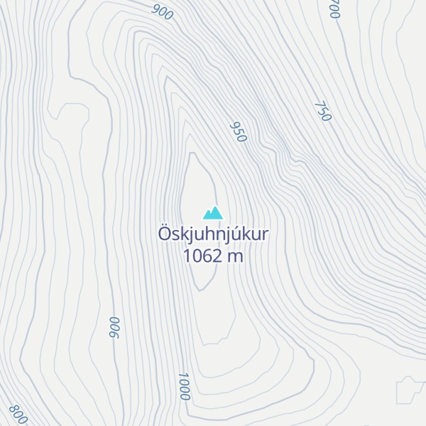 Map of Öskjuhnjúkur