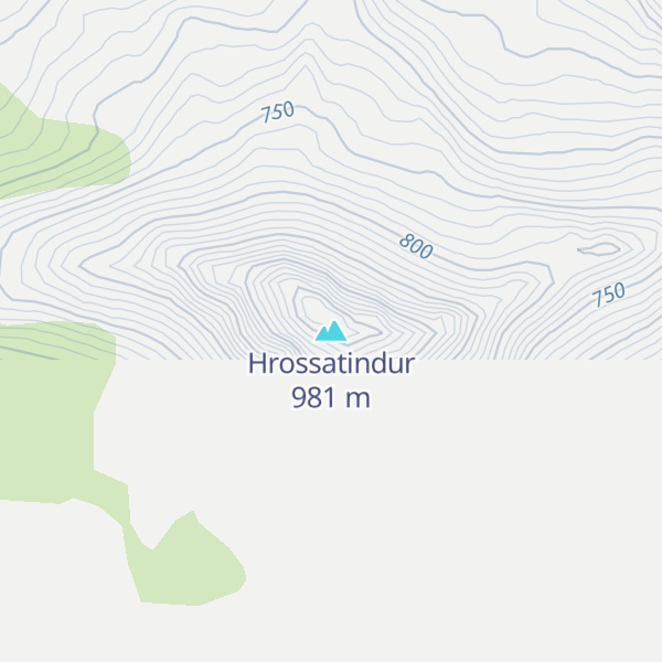 Map of Hrossatindur