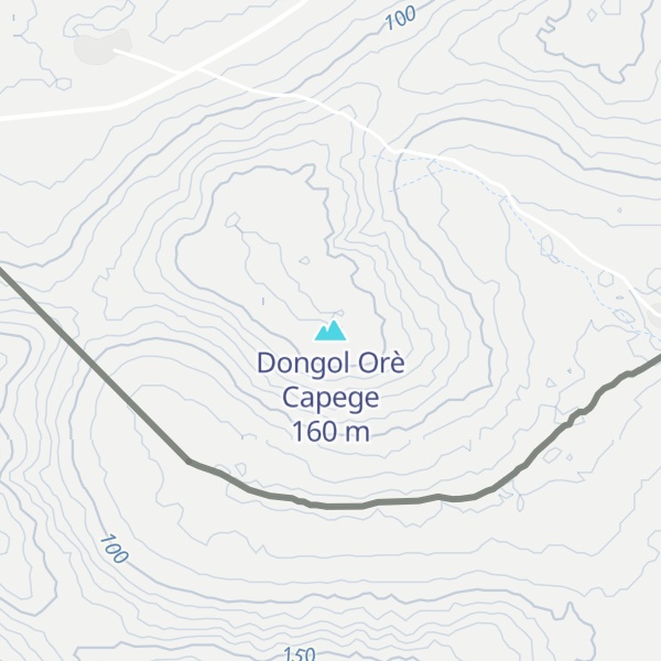 Map of Dongol Orè Capege