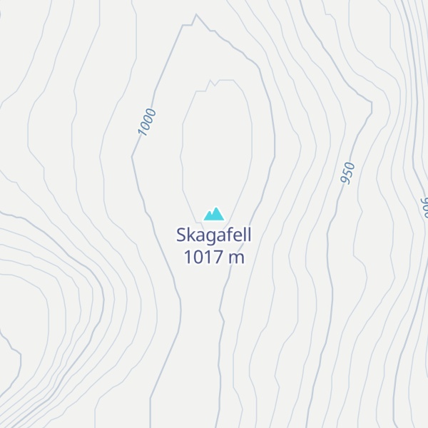 Map of Skagafell