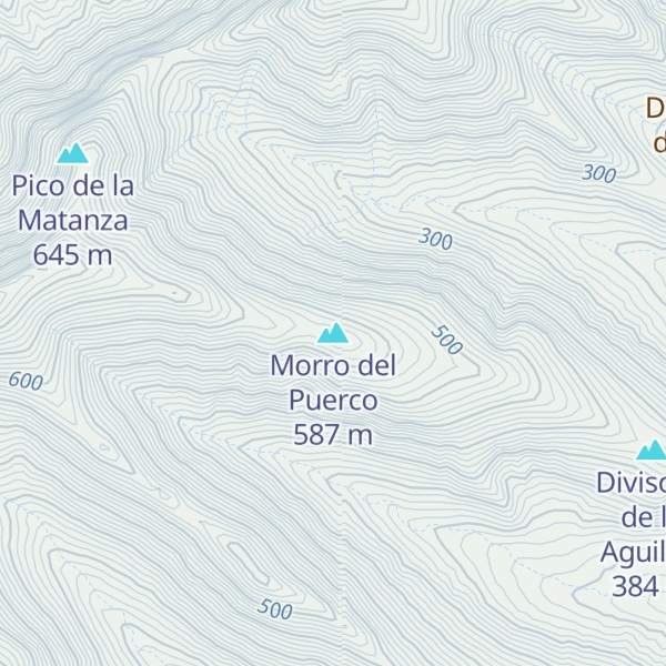 Map of Morro del Puerco