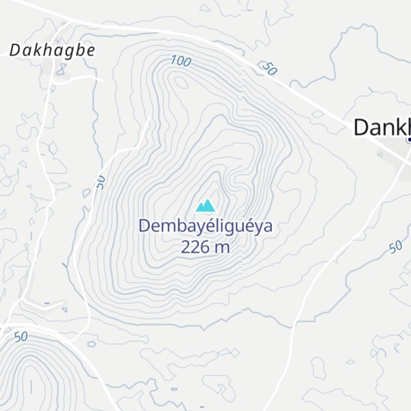 Map of Dembayéliguéya