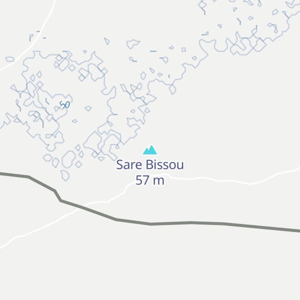 Map of Sare Bissou