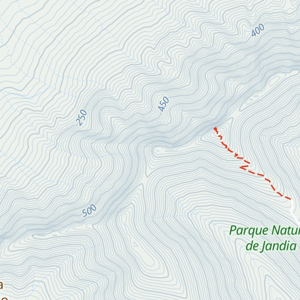 Map of Pico de la Palma