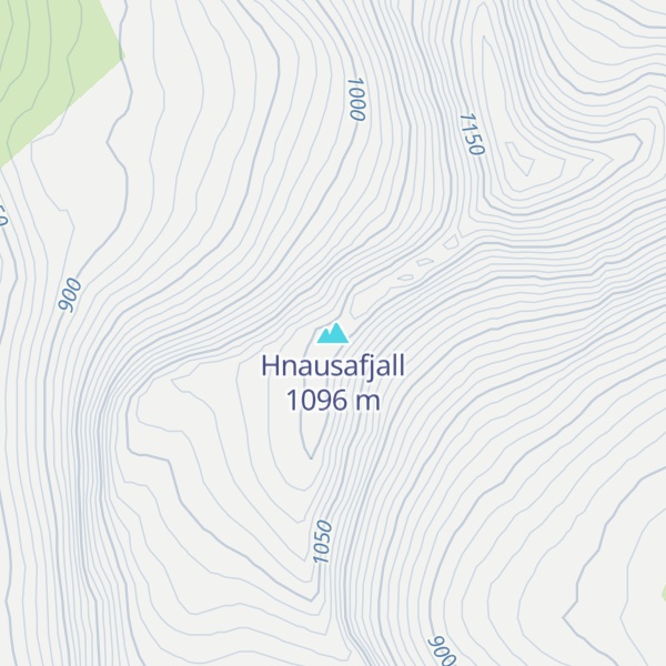 Map of Hnausafjall