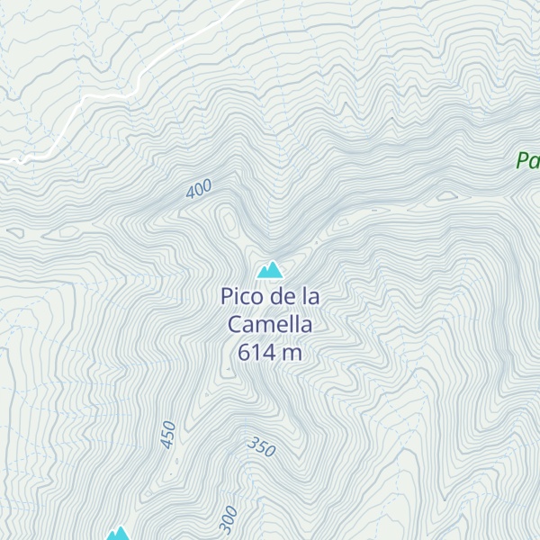 Map of Pico de la Camella