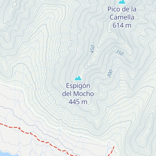 Map of Espigón del Mocho