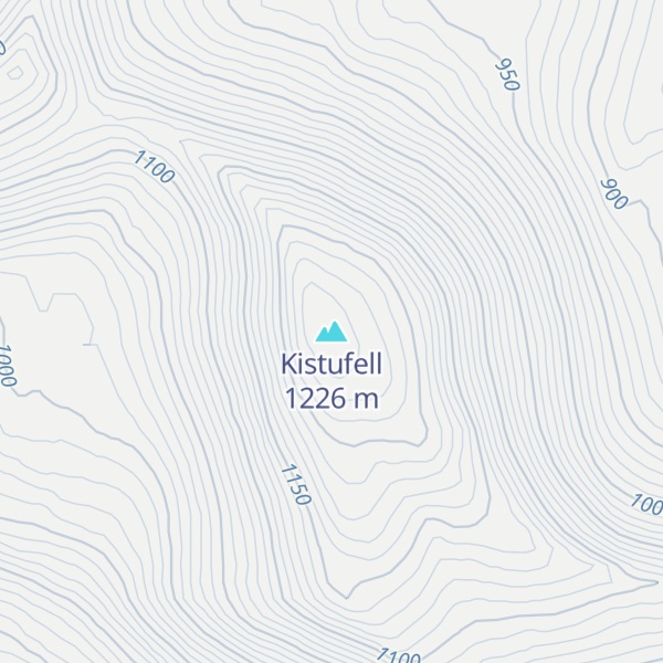 Map of Kistufell