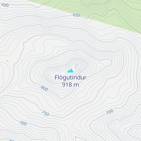Map of Flögutindur