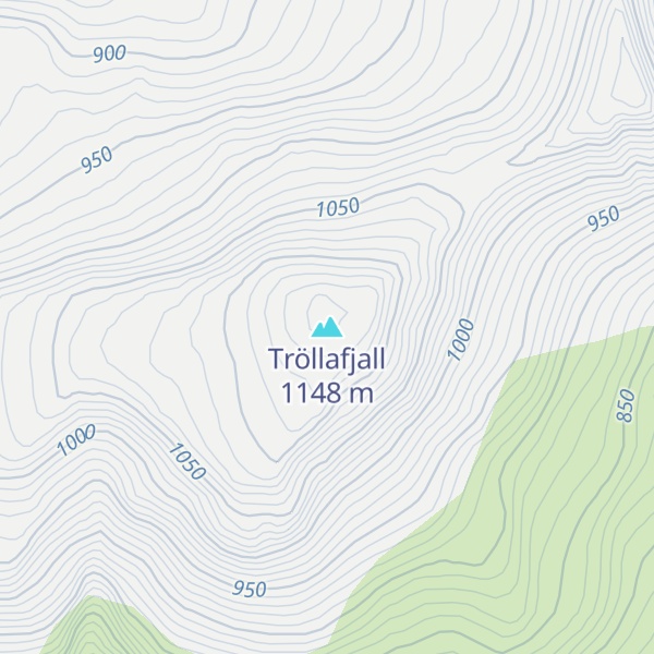 Map of Tröllafjall