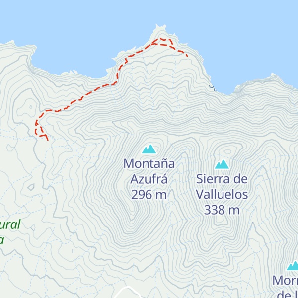 Map of Montaña Azufrá