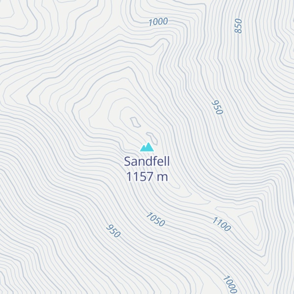 Map of Sandfell