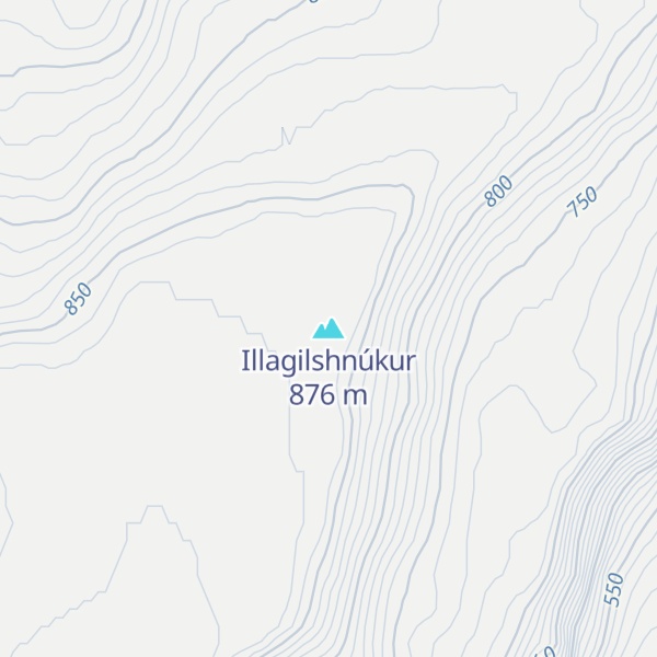 Map of Illagilshnúkur