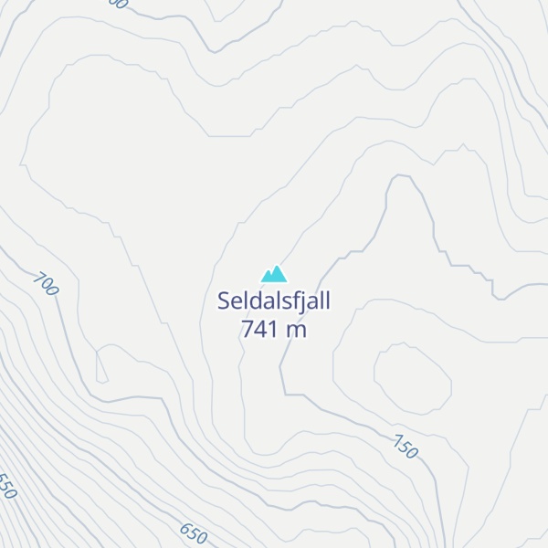 Map of Seldalsfjall