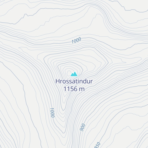 Map of Hrossatindur