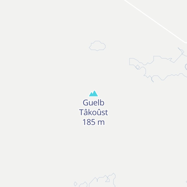 Map of Guelb Tâkoûst