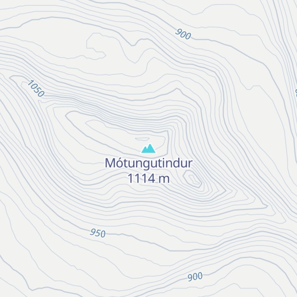 Map of Mótungutindur